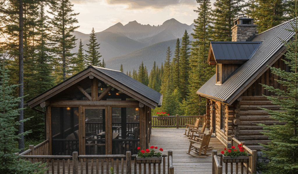 Deck, Porch, or Screened Room? Outdoor Options for Your Cabin