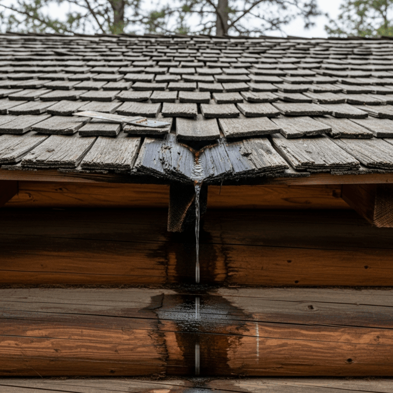 Log Cabin Roof Leaking Where to Start the Repair