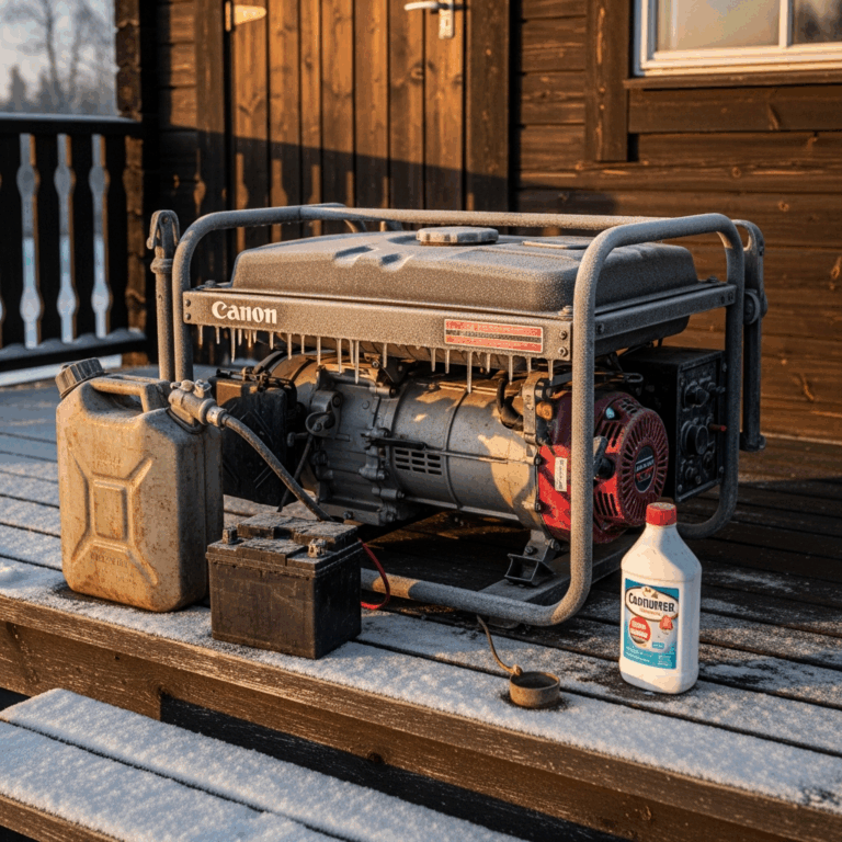 Cabin Generator Not Starting in Cold Weather Fix