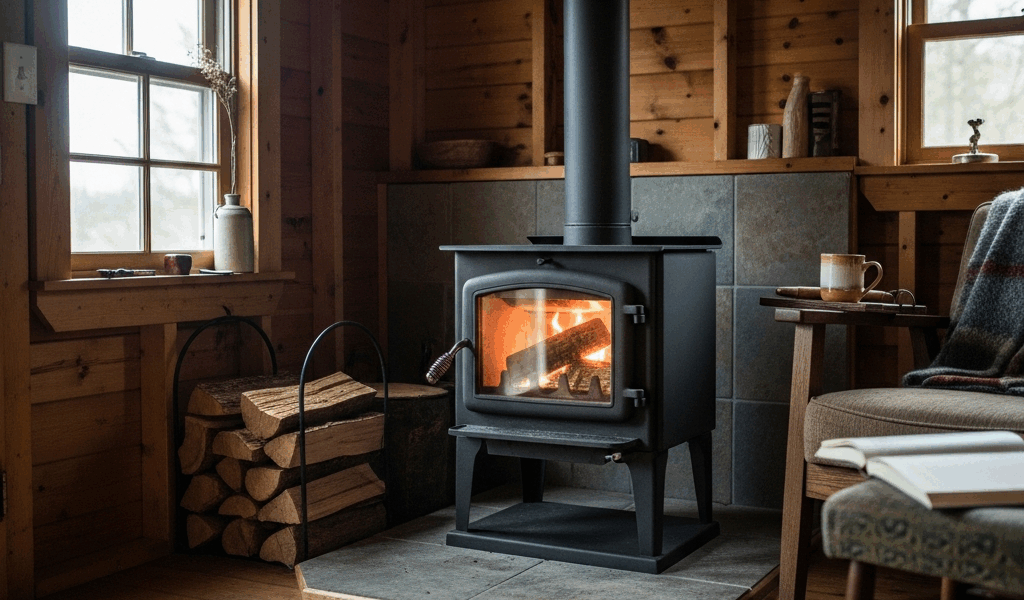 Professional photograph related to: Best Wood Stove for a Small Cabin Under 1,000 Sq Ft. High qualit