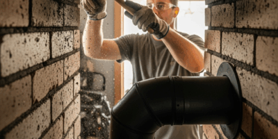 Professional photograph related to: Wood Stove Chimney Creosote — How to Clean It Before It Becomes