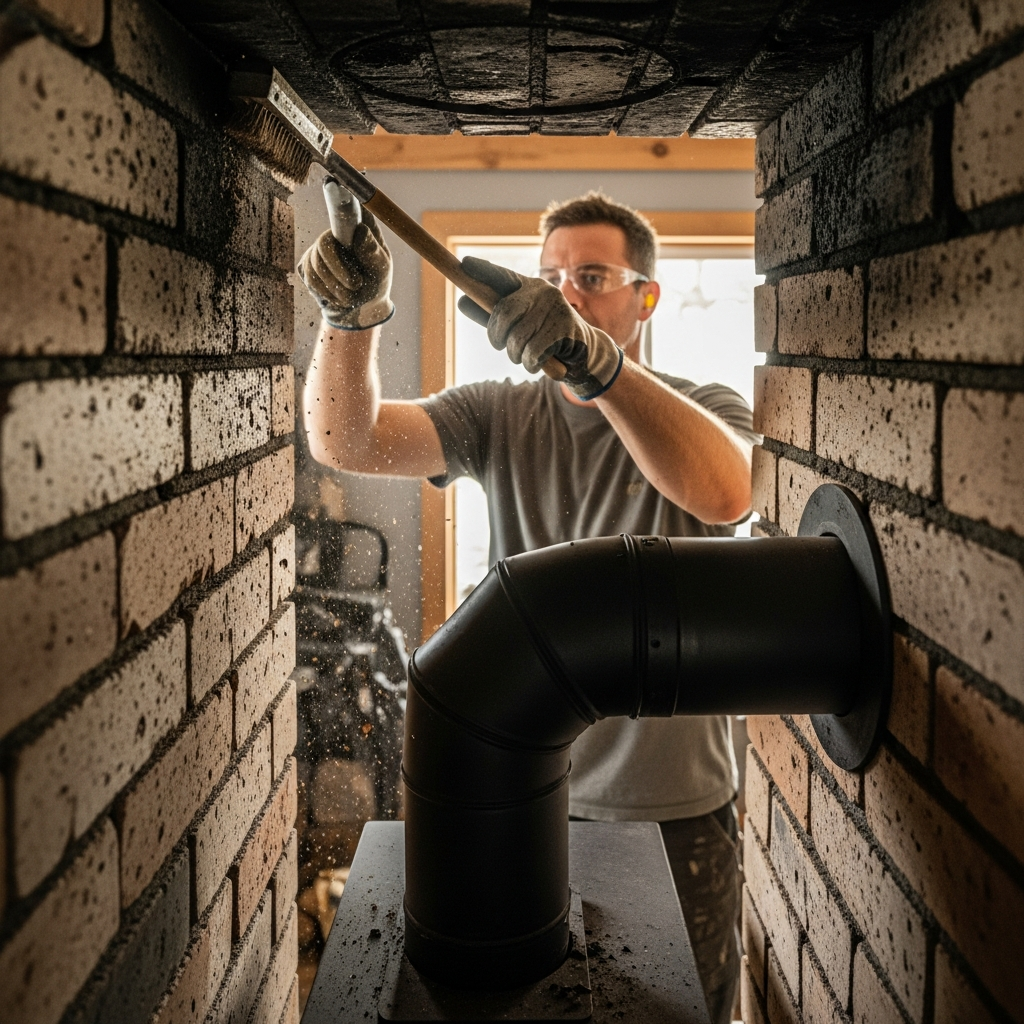 Wood Stove Chimney Creosote — How to Clean It Before It Becomes Dangerous